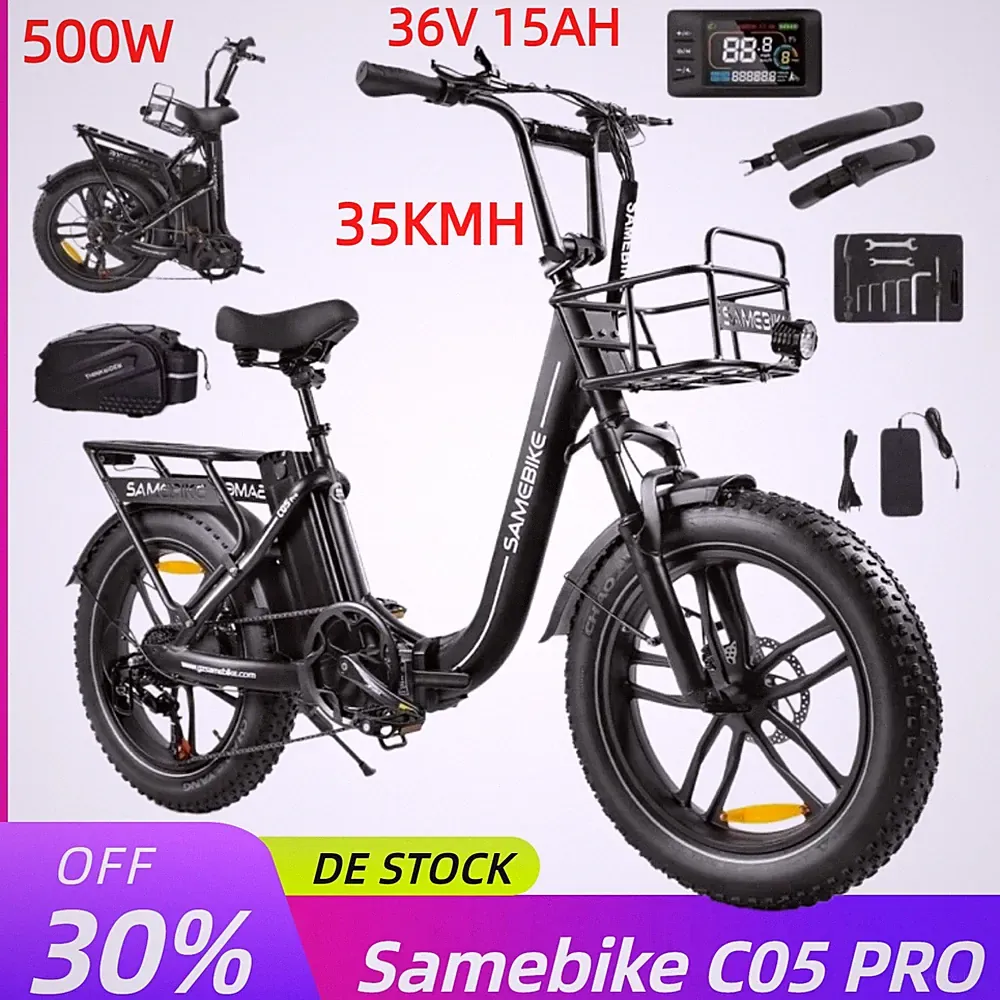Samebike 20 Zoll Elektrofahrrad E-Bike 36V 13Ah Klapprad Citybike Damen/Herren