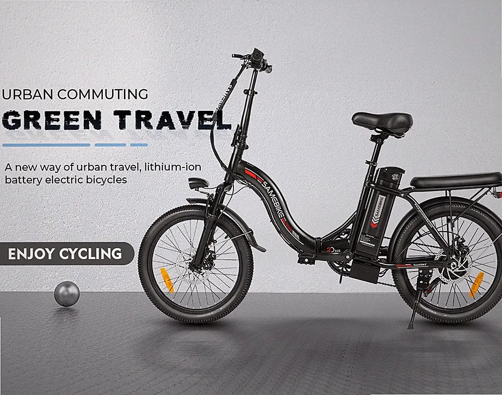 SAMEBIKE 20 Zoll Elektrofahrrad Klapprad E-Bike 350 Power Bike Pedelec City Bike
