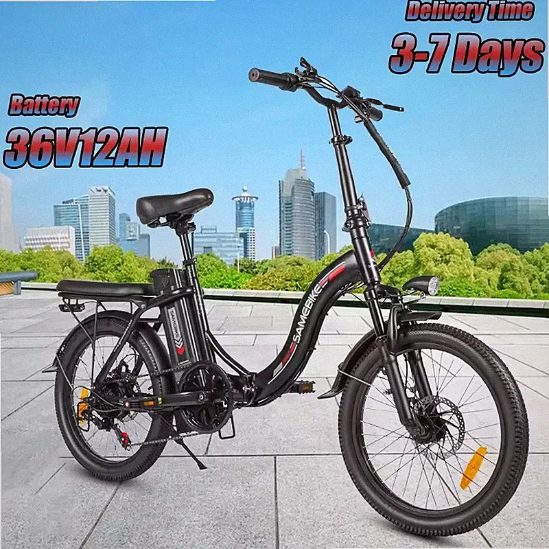 SAMEBIKE 20 Zoll Klapprad E-Bike 36V 12Ah Elektrofahrrad Bike Pedelec City EBike