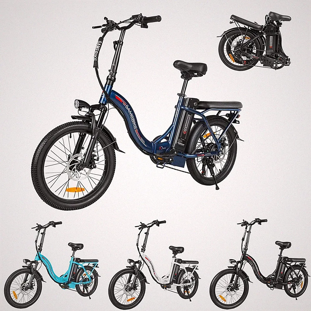 SAMEBIKE 20 Zoll Klapprad Elektrofahrrad E-Bike 250W Shimano Pedelec Citybike