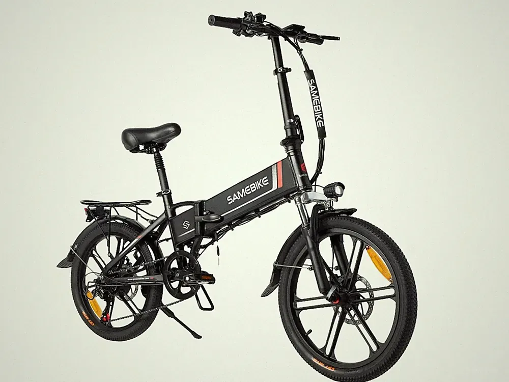Samebike 20LVXD30-II 250W 48V10Ah Faltrad E-Bike SCHWARZ-WEISS
