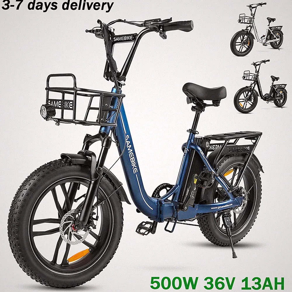 Samebike C05PRO Elektrofahrrad 20 Zoll 500W 36V 13Ah E-Citybike 35KM/H Klapprad