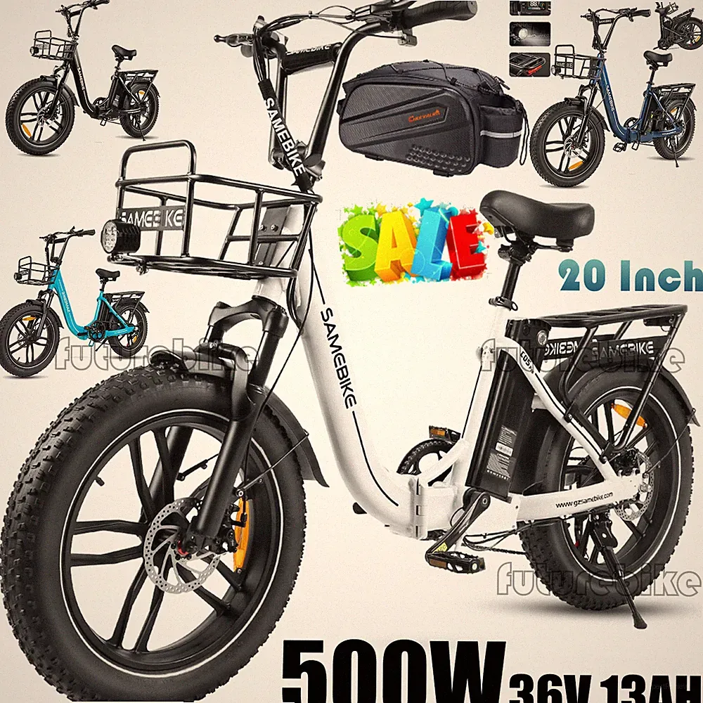 Samebike C05PRO Elektrofahrrad 500W 36V 13Ah E-City Bike 35KM/H Klapprad 20 Zoll