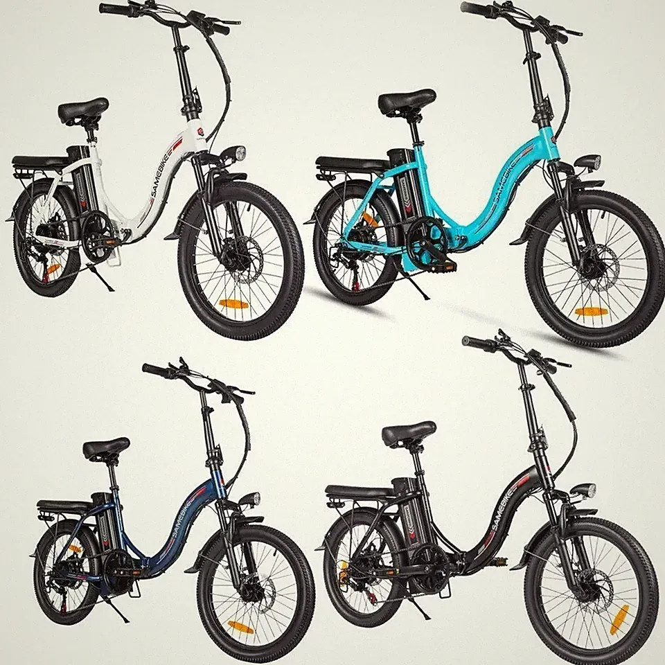 Samebike CY20 faltbares Elektrofahrrad 20 Zoll E Bike City Tretunterstützung Fahrrad UK LAGER