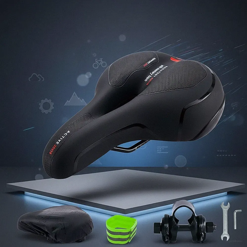 Sattel Gel-Fahrradsattel Fahrradsitz Fahrrad Sitz Memory-Schaum