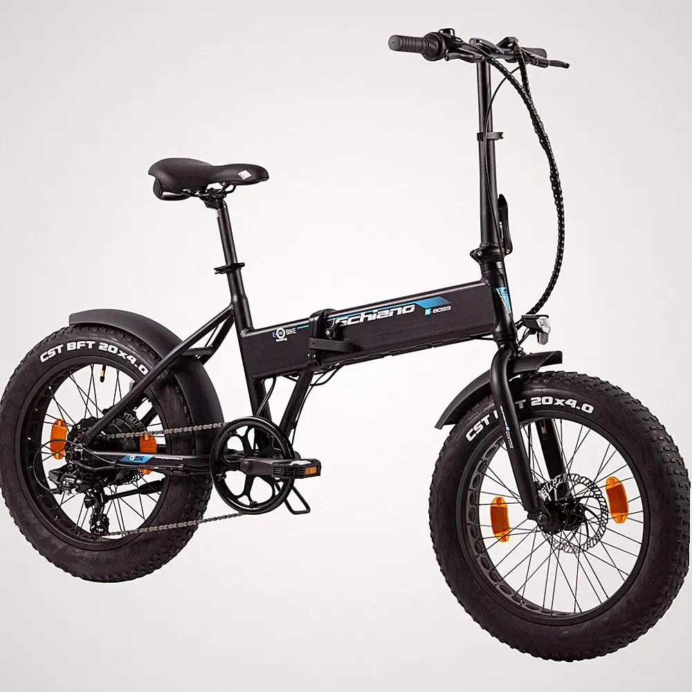 Schiano E Bike 20" 7 Gang Cityfahrrad Klapprad Herren Fatbike Elektrofaltrad