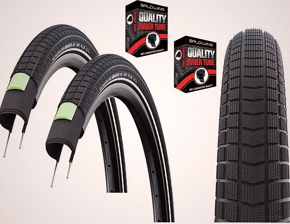 Schwalbe Big Ben Plus 24 x 2.15 Mountain Kinder E-Bike glatt Reifen s Schlauch s