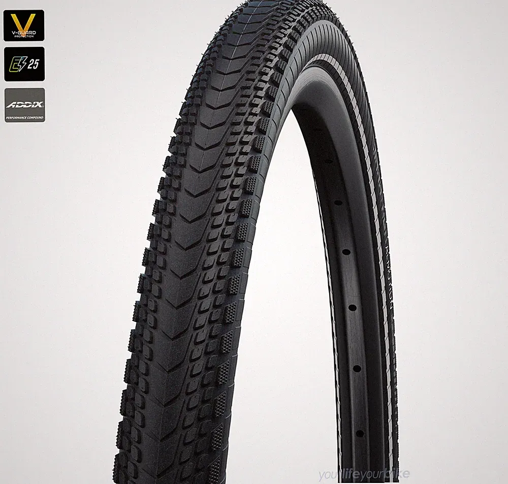 SCHWALBE MARATHON ALMOTION 28" FALT REIFEN 1.50" TREKKING E-BIKE 40-622 REISERAD