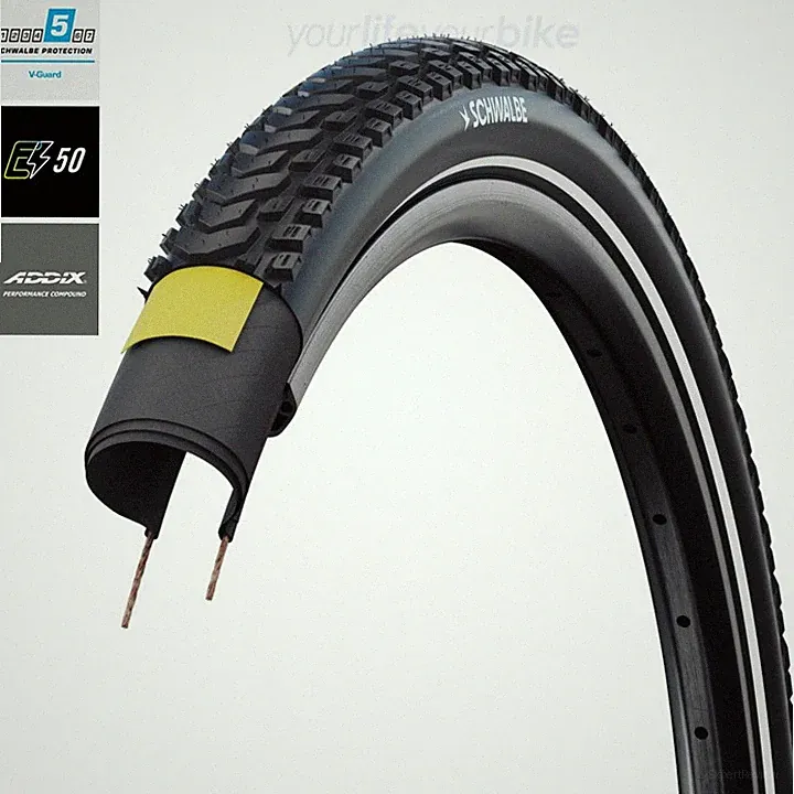 SCHWALBE MARATHON MONDIAL 26" FALT REIFEN 2.00" MTB E-BIKE FAHRRAD 50-559 REFLEX