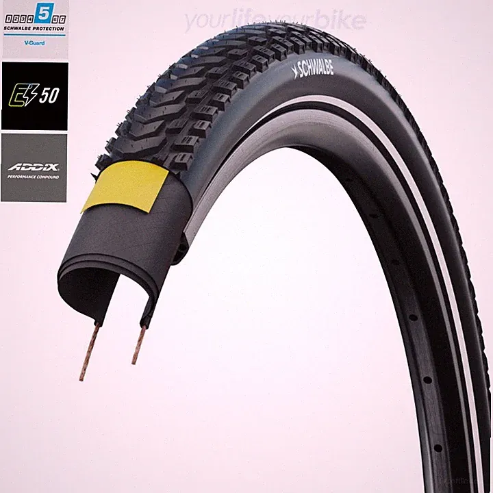 SCHWALBE MARATHON MONDIAL PRO 27.5" FALT REIFEN 2.25" E-BIKE 57-584 REFLEX 650B