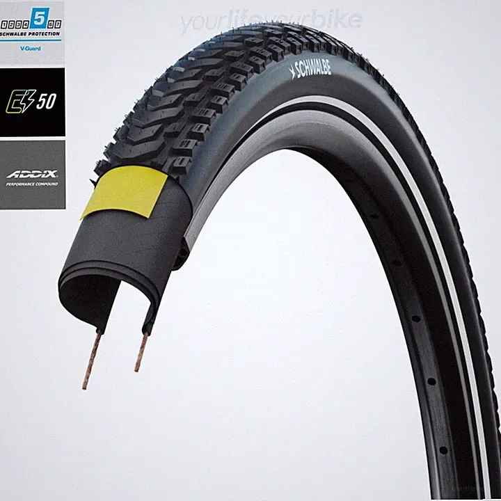 SCHWALBE MARATHON MONDIAL PRO 27.5" FALT REIFEN 2.40" E-BIKE 62-584 REFLEX 650B