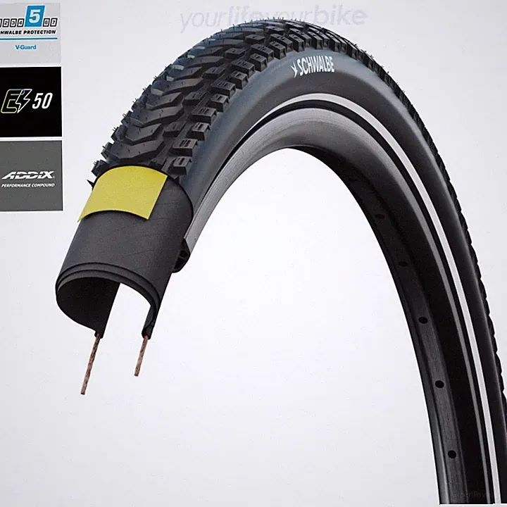 SCHWALBE MARATHON MONDIAL PRO 28" 29" FALT REIFEN 2.0" E-BIKE 50-622 REFLEX 700C