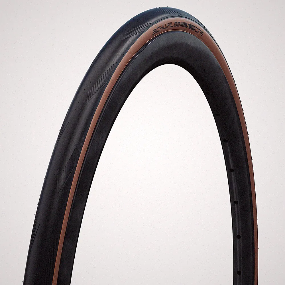 Schwalbe One 25-622 schwarz / bronze RaceGuard E-Bike 25 Addix Compound 700x25C