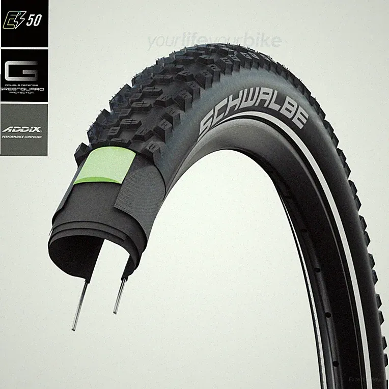 SCHWALBE SMART SAM PLUS 29" REIFEN 2.25" E-BIKE 50㎞/h REFLEX 57-622 MOUNTAINBIKE