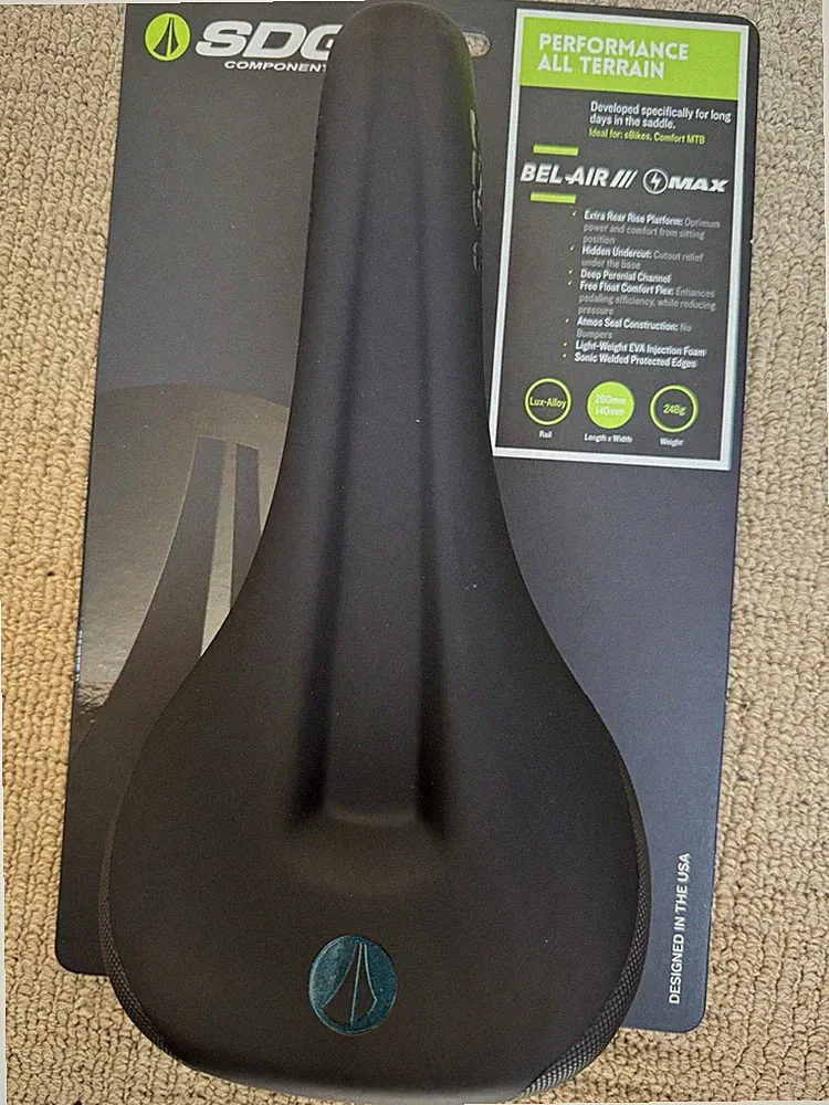SDG BEL AIR V3 MAX LUX ALU SATTEL OIL SLICK E BIKE