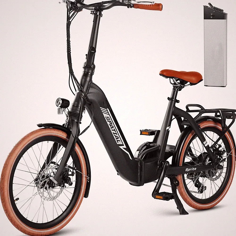 SPATIAL 20'' Elektrofahrrad 250W 36V/374,4Wh Akku Klappbar e-bike 7 Gange 25km/h