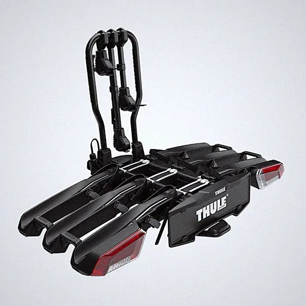 THULE EASYFOLD 3 FAHRRADTRÄGER ANHÄNGERKUPPLUNG 3 FAHRRÄDER E-BIKE 13 PIN KOMPATIBEL