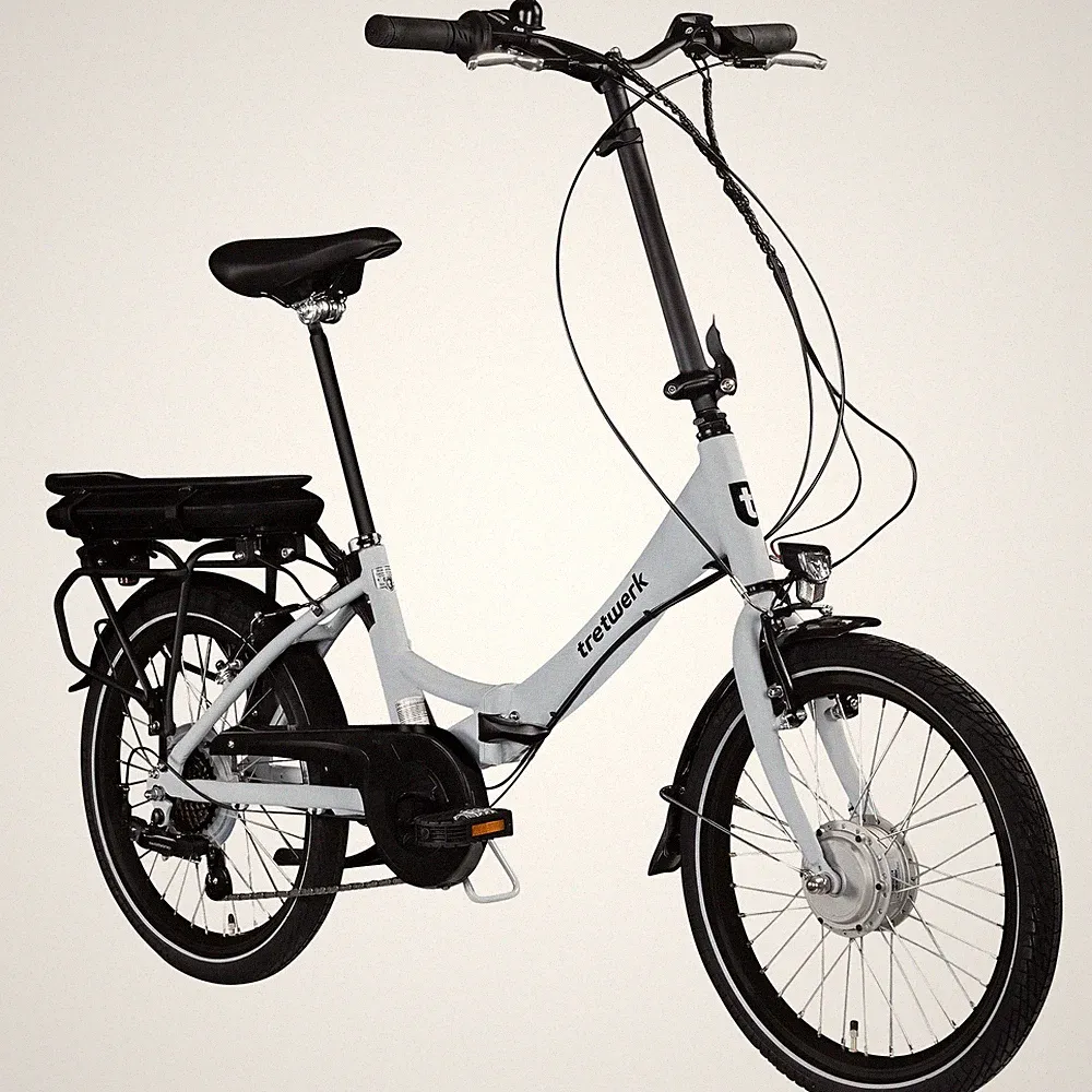 Tretwerk Chioni E Bike 20" Klapprad Elektrofahrrad 7Gang 374Wh Pedelec Faltrad