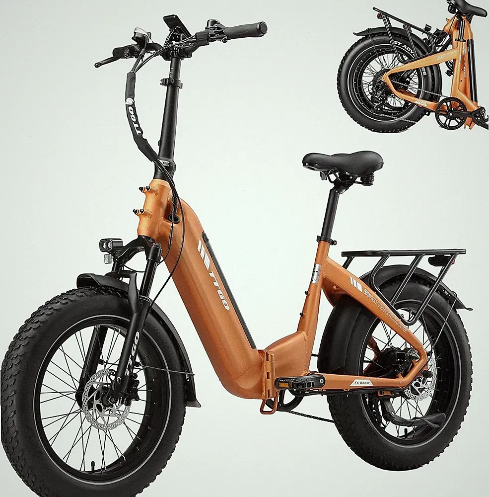 ttgo F6 Boost E-Bike 20'' Elektrofahrrad Klapprad ebike 250W 48V 18Ah 7 Gange EU