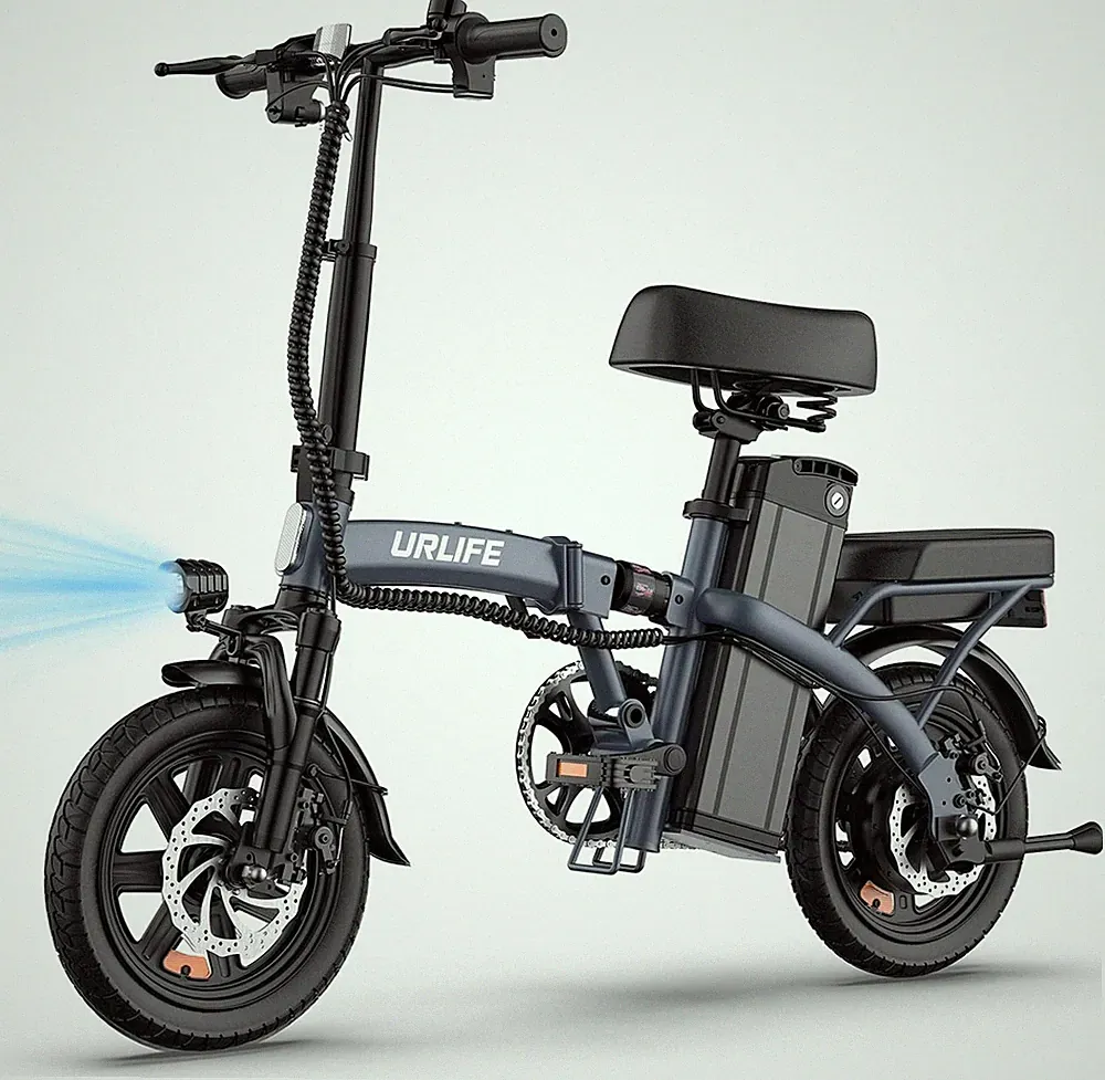URLIFE F1L Elektrofahrrad 14'' E-Bike Klapprad 250W 13Ah Falt-Pedelec Bis 25km/h