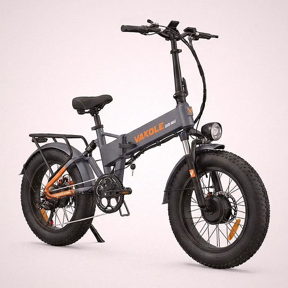 VAKOLE CO20 MAX E-Bike Klapprad Doppelmotor mit 48V 20Ah Akku bis zu 120km