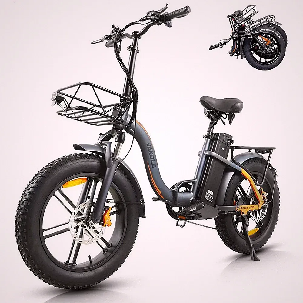 Vakole Y20 Pro E-bike Klapprad 20 Zoll Fatbike 250W Elektrofahhrad 48V 30Ah Akku