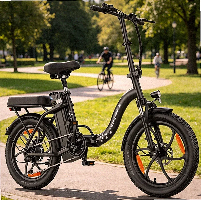 WITAMBIKE C16 Elektrofahrrad 20 Zoll Klappbar E-Bike 48V 16AH E-Citybike 100KM