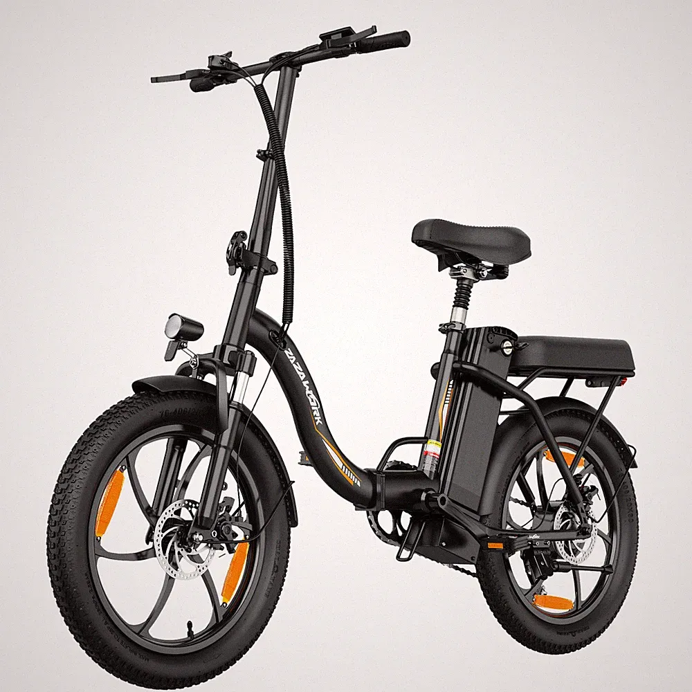 ZAZAWORK 20 Zoll Elektrofahrrad 250W E-Bike Klapprad 48V16AH Pedelec Citybike