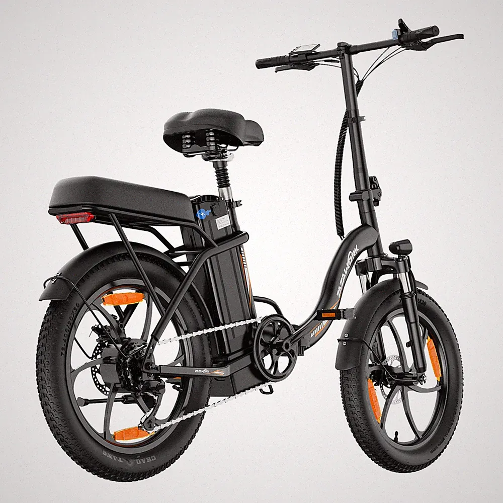 Zazawork Elektrofahrrad 250W 48V 16Ah 20 ZOLL Klapprad City E-Bike 120KM E-MTB