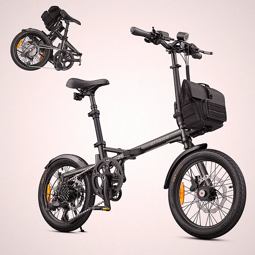 Zip 16Zoll E-Bike Klapprad Elektrofahrrad 250W 360Wh E-City Bike Shimano 7-Gänge