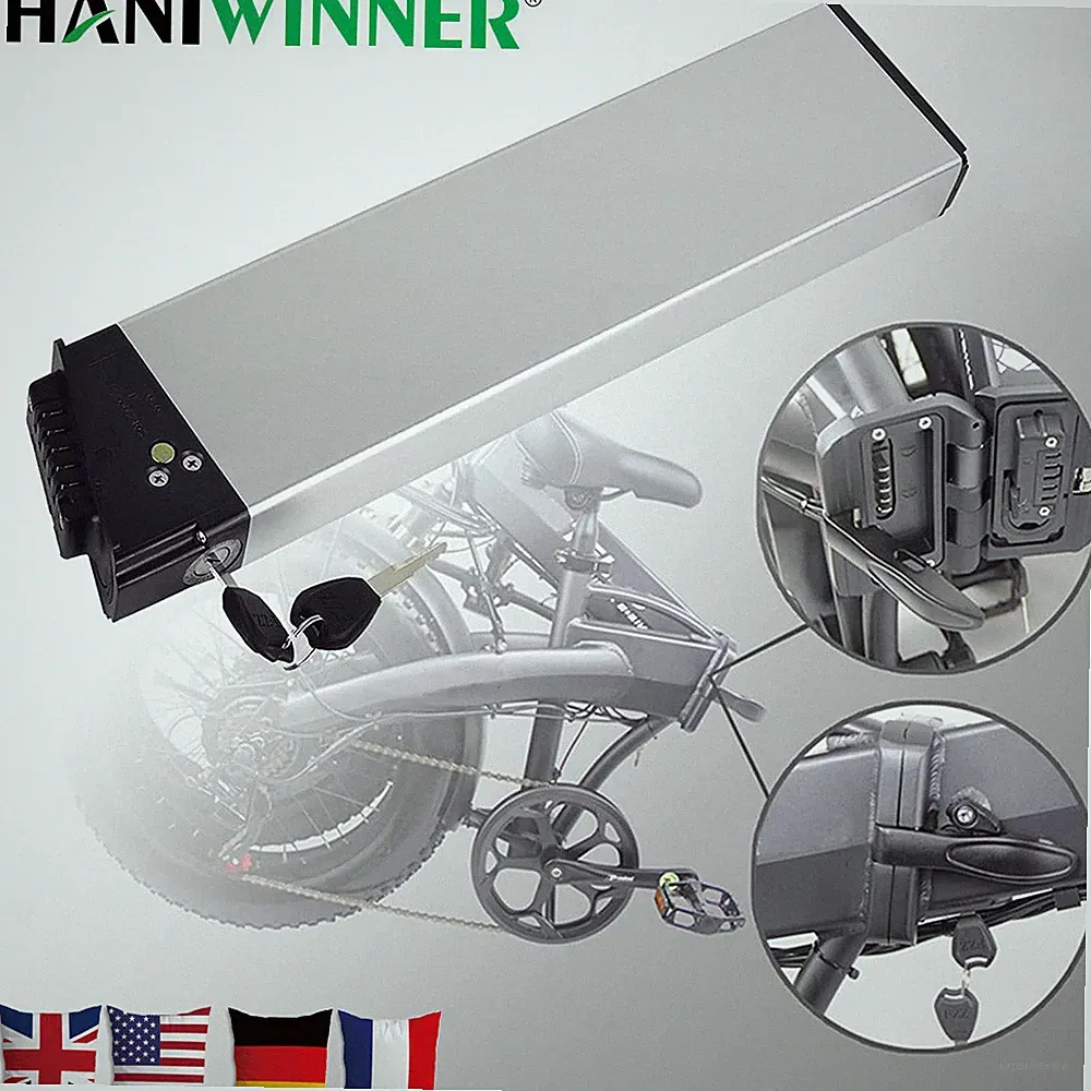 Zusammenklappbare E-Bike Fahrrad Pedelec Akku 48V 10AH Li-Ion Batterie mit BMS